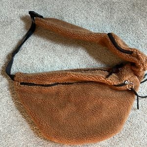 Free People Overachiever Sherpa Sling Bag